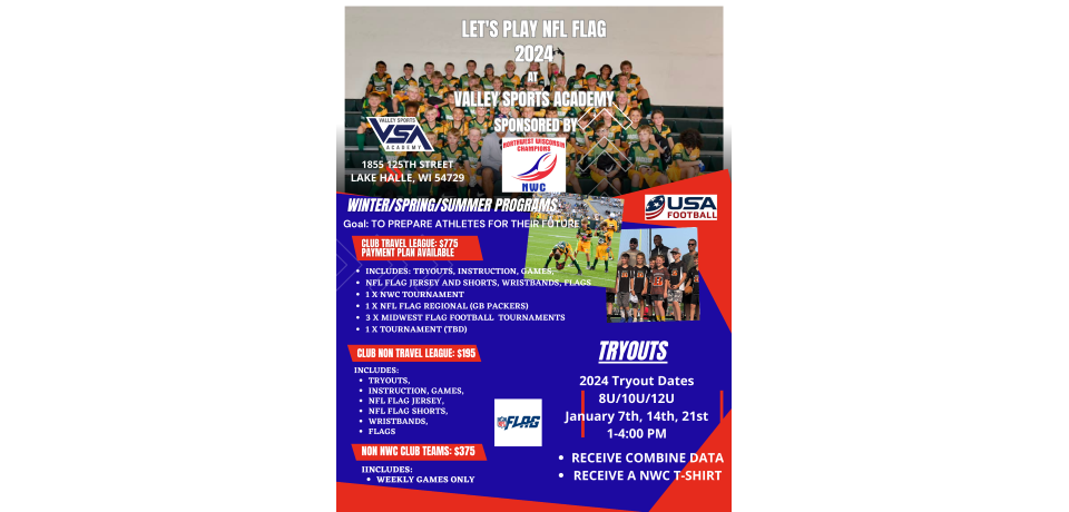 2024 NWC/VSA NFL FLAG PROGRAMS